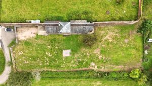 Overhead view of Gardeners Cottage - click for photo gallery